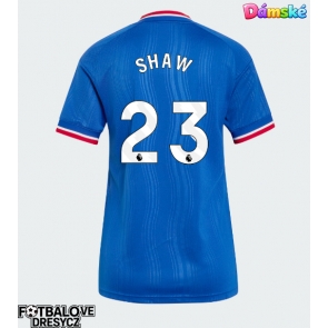 Manchester United Luke Shaw #23 Dámské Venkovní Dres 2026-27 Krátký Rukáv Manchester United Luke Shaw #23 Dámské Venkovní Dres 2026-27 Krátký Rukáv